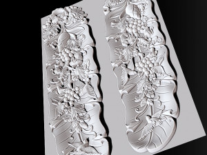 woodcarving banana leaf art according to asia 3D प्रिंट मॉडल