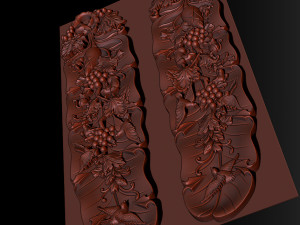 woodcarving banana leaf art according to asia 3D प्रिंट मॉडल