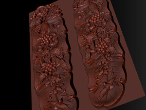 woodcarving banana leaf art according to asia 3D Print Model