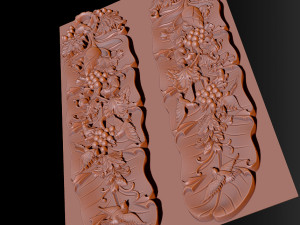 woodcarving banana leaf art according to asia 3D प्रिंट मॉडल