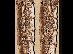 woodcarving banana leaf art according to asia 3D प्रिंट मॉडल