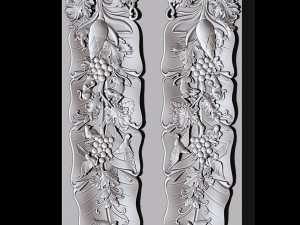 woodcarving banana leaf art according to asia 3D प्रिंट मॉडल