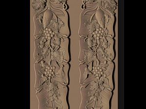woodcarving banana leaf art according to asia 3D प्रिंट मॉडल
