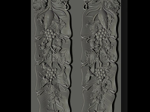 woodcarving banana leaf art according to asia 3D प्रिंट मॉडल