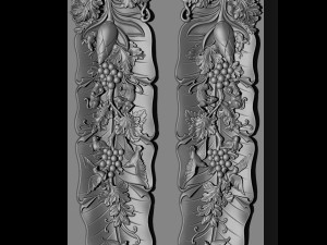 woodcarving banana leaf art according to asia 3D प्रिंट मॉडल