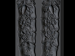 woodcarving banana leaf art according to asia 3D प्रिंट मॉडल