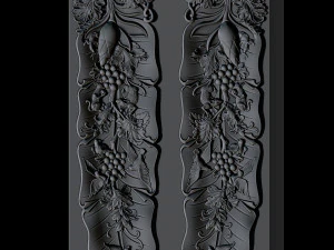 woodcarving banana leaf art according to asia 3D Print Model