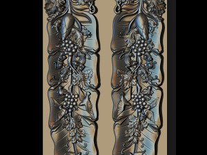 woodcarving banana leaf art according to asia 3D प्रिंट मॉडल