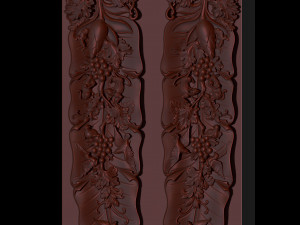woodcarving banana leaf art according to asia 3D प्रिंट मॉडल