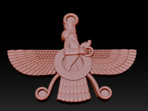 candere the zoroastrian diamond pendant 3D 打印模型