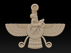 candere the zoroastrian diamond pendant 3D 打印模型