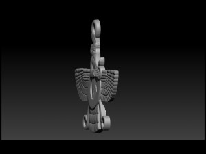 candere the zoroastrian diamond pendant 3D 打印模型
