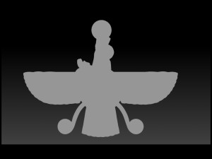 candere the zoroastrian diamond pendant 3D 打印模型