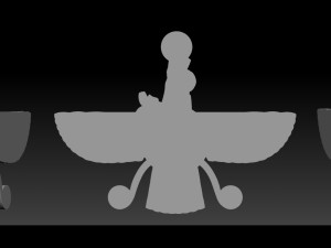 candere the zoroastrian diamond pendant 3D 打印模型