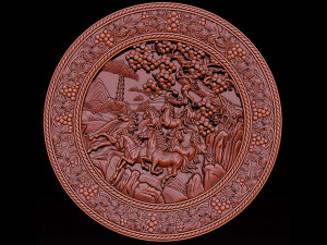 horse relief for cnc 3Dプリントモデル