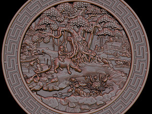 asian country stl reliefs for cnc machines Modello di stampa 3D