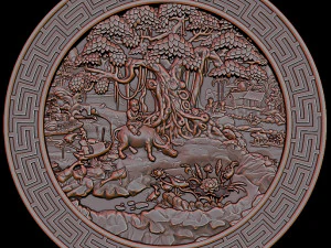 asian country stl reliefs for cnc machines 3D Print Model