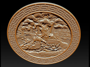 asian country stl reliefs for cnc machines Modello di stampa 3D