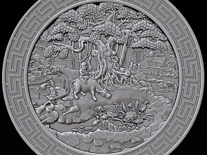 asian country stl reliefs for cnc machines 3D Print Model