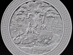 asian country stl reliefs for cnc machines 3D Print Model