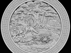 asian country stl reliefs for cnc machines Modello di stampa 3D