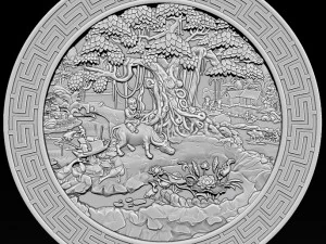 asian country stl reliefs for cnc machines 3D Print Model