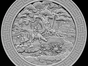 asian country stl reliefs for cnc machines 3D Print Model