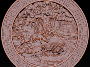 asian country stl reliefs for cnc machines Modello di stampa 3D