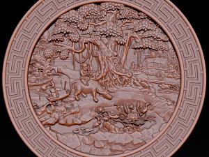 asian country stl reliefs for cnc machines 3D Print Model