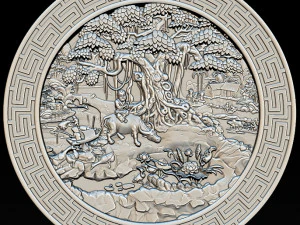 asian country stl reliefs for cnc machines 3D Print Model