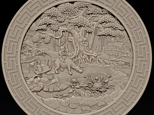 asian country stl reliefs for cnc machines Modello di stampa 3D