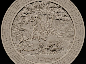 asian country stl reliefs for cnc machines 3D Print Model
