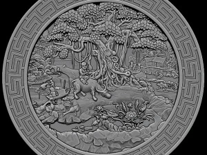 asian country stl reliefs for cnc machines 3D Print Model