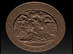 asian country stl reliefs for cnc machines 3D Print Model