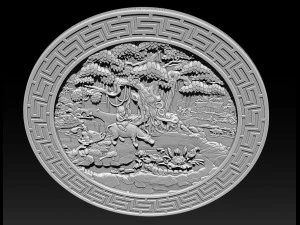 asian country stl reliefs for cnc machines 3D Print Model