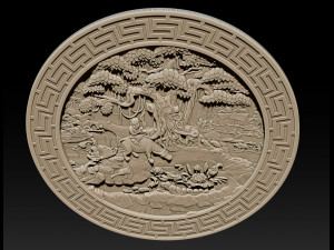asian country stl reliefs for cnc machines Modello di stampa 3D