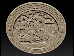 asian country stl reliefs for cnc machines 3D Print Model