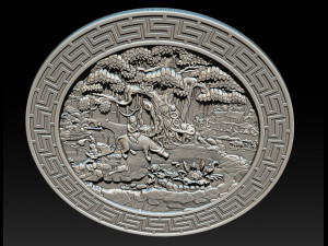 asian country stl reliefs for cnc machines Modello di stampa 3D