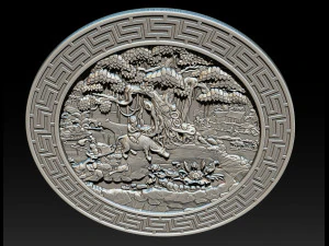 asian country stl reliefs for cnc machines 3D Print Model