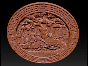 asian country stl reliefs for cnc machines 3D Print Model