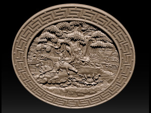 asian country stl reliefs for cnc machines Modello di stampa 3D