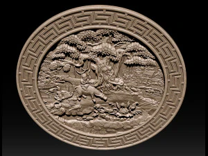 asian country stl reliefs for cnc machines 3D Print Model