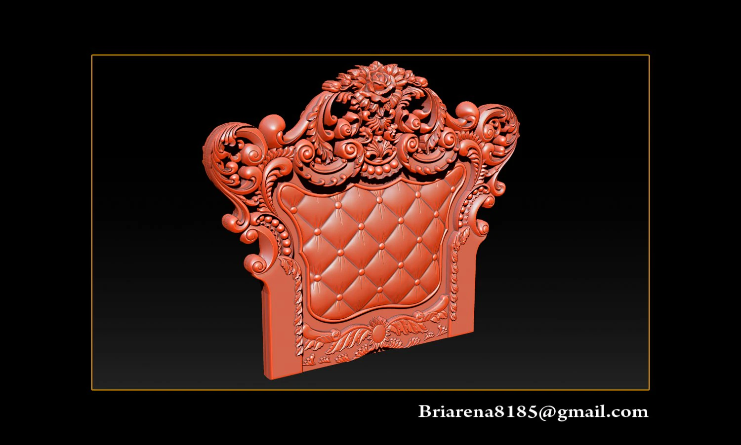 furniture wood carving file stl obj and ztl for cnc 3D Print Model .c4d .max .obj .3ds .fbx .stl .blend 