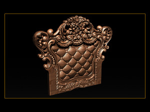 furniture wood carving file stl obj and ztl for cnc 3D Baskı Modeli
