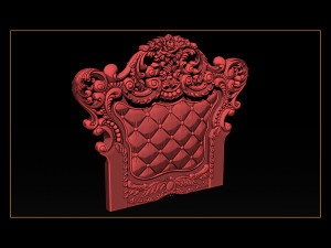 furniture wood carving file stl obj and ztl for cnc 3D Baskı Modeli