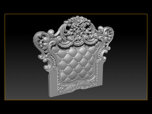 furniture wood carving file stl obj and ztl for cnc 3D Baskı Modeli