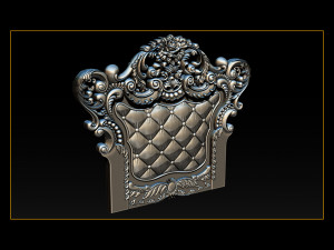 furniture wood carving file stl obj and ztl for cnc 3D Baskı Modeli