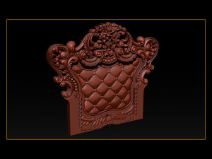 furniture wood carving file stl obj and ztl for cnc 3D Baskı Modeli