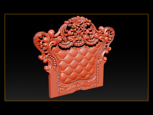 furniture wood carving file stl obj and ztl for cnc 3D Baskı Modeli