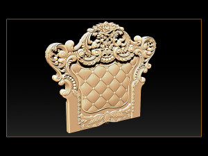 furniture wood carving file stl obj and ztl for cnc 3D Baskı Modeli